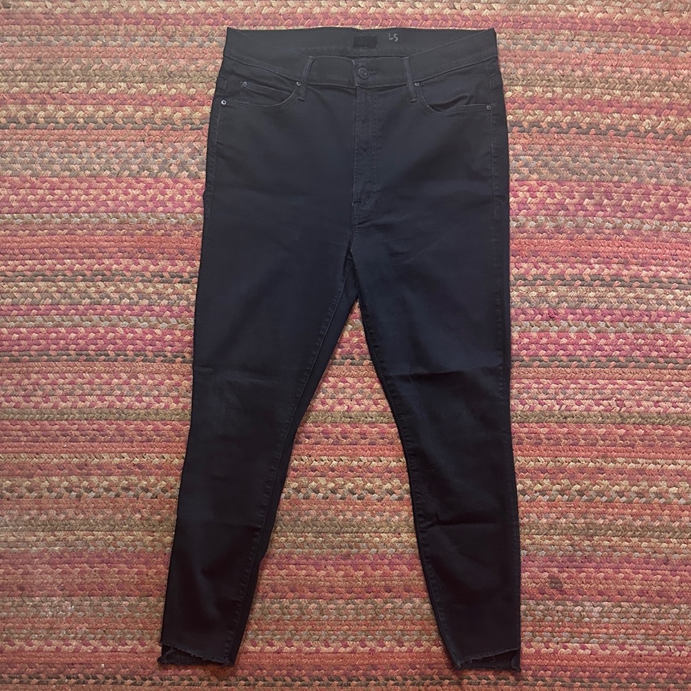 MOTHER Women’s Skinny Jeans in Black